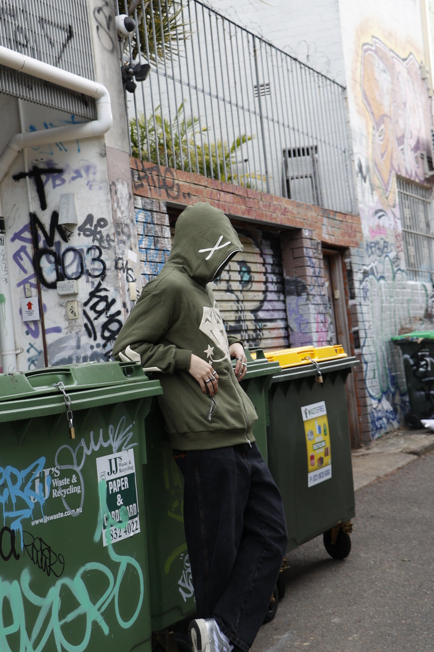 Full Zip Hoodie "OLIVE"