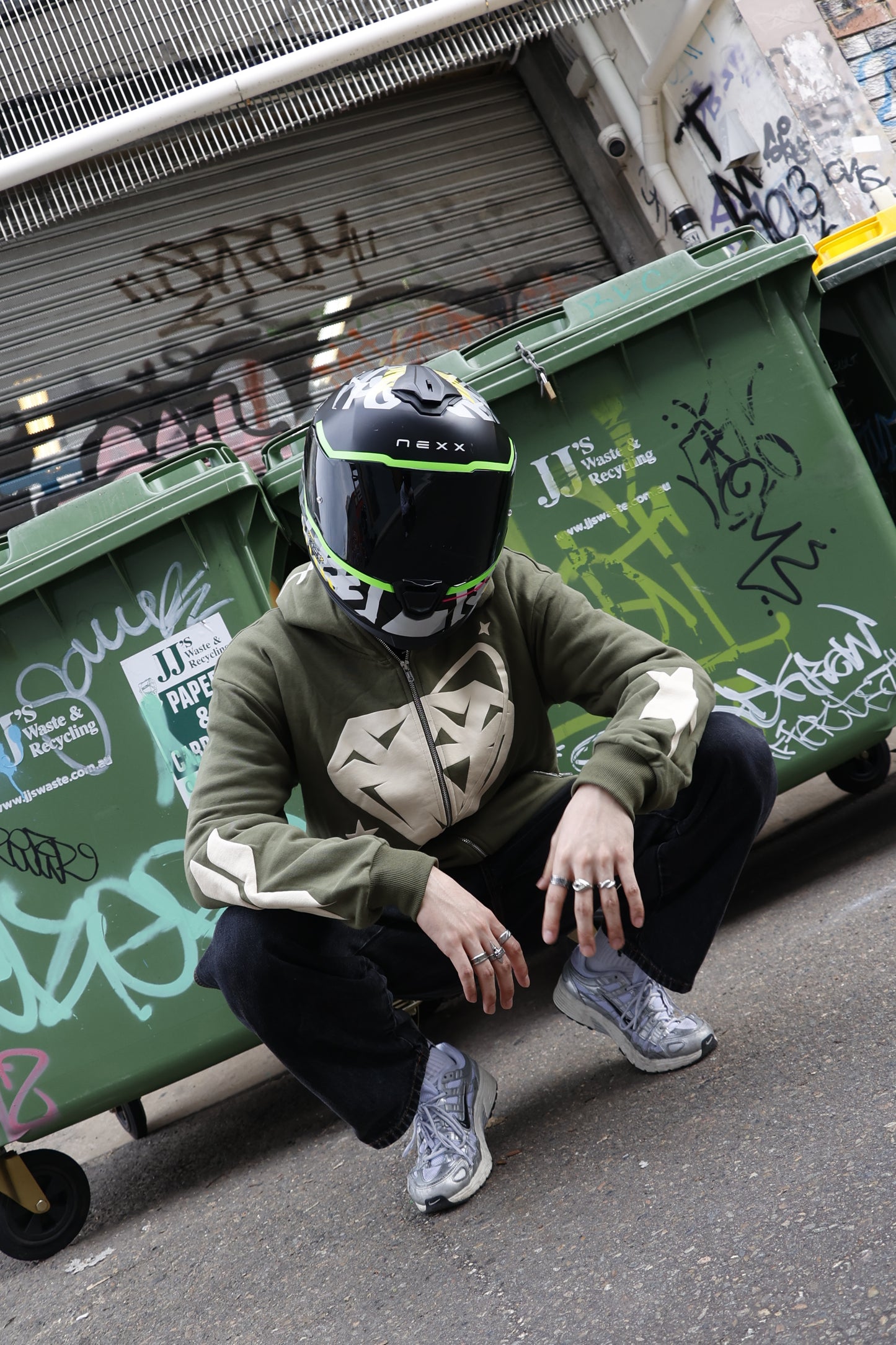 Full Zip Hoodie "OLIVE"