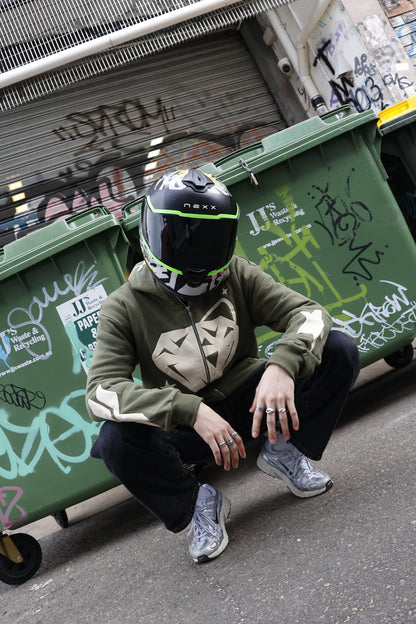 Full Zip Hoodie "OLIVE"
