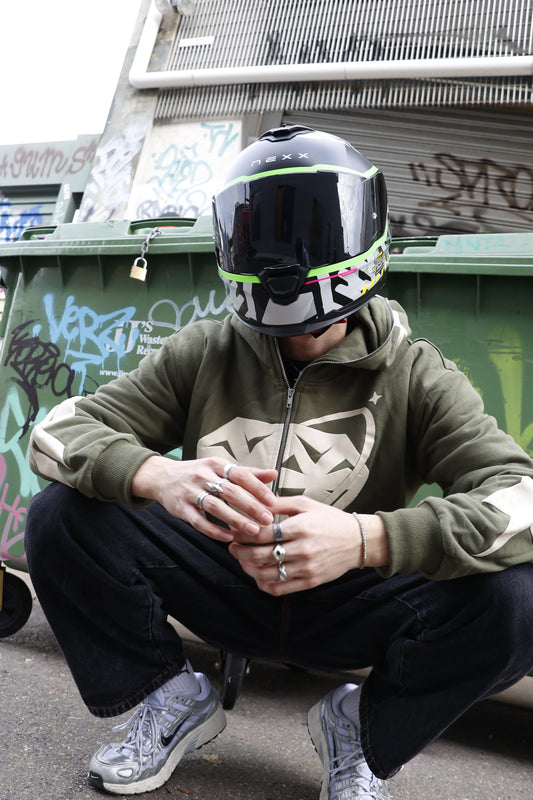 Full Zip Hoodie "OLIVE"